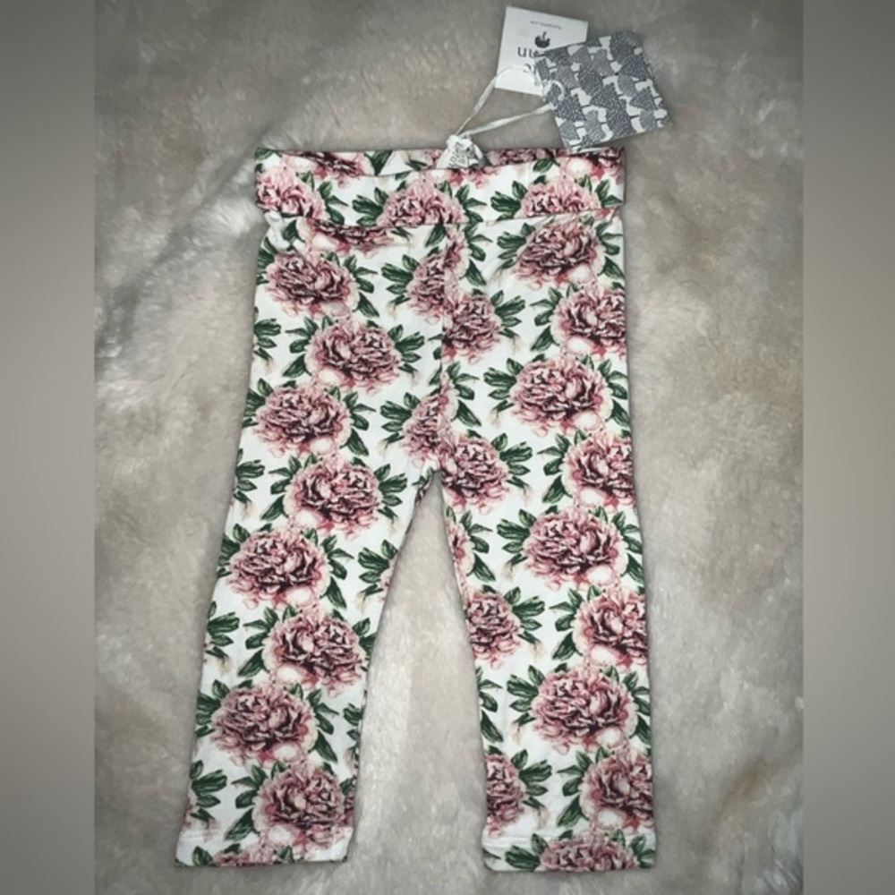 #9 Kate Quinn Rose Print Legging NWT 🌵12-18 Months